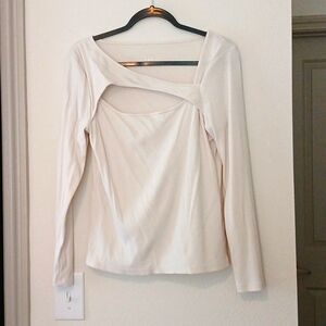 White Long sleeve Top